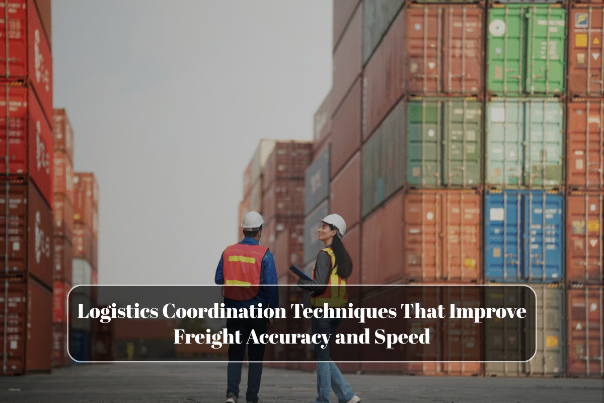 Logistics Coordination Techniques That Improve Freight Accuracy and Speed